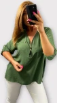 Bluzka Damska Zielona Khaki TREVI
