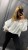 Bluzka Hiszpanka z Koronką Biała CALIENA Plus Size – zdjęcie 5
