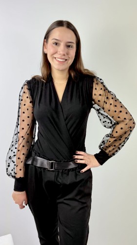 Body Kopertowe Czarne MILETIA, Eleganckie – zdjęcie 2