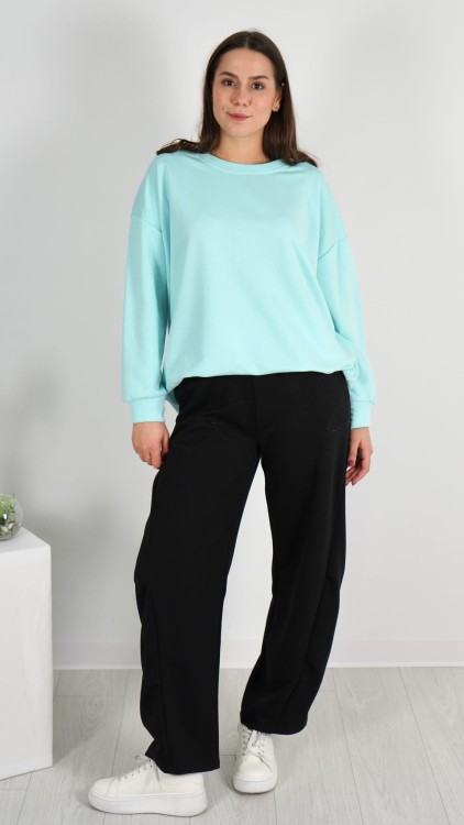Bluza Oversize Niebieska KASIX1.JPG