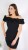 Sukienka Elegancka Hiszpanka MINI Czarna CLODI – zdjęcie 5