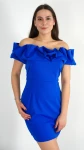 Sukienka Elegancka Hiszpanka MINI Chabrowa CLODI 