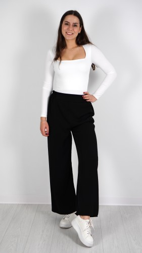 Spodnie Damskie Materiałowe Czarne MOLIENI V2.2.JPG