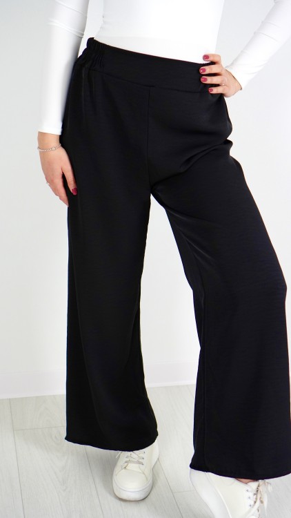 Spodnie Damskie Materiałowe Czarne MOLIENI V2.3.JPG