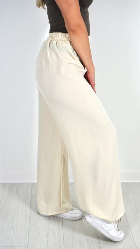Spodnie Damskie Materiałowe Beżowe MOLIENI V1.3.JPG