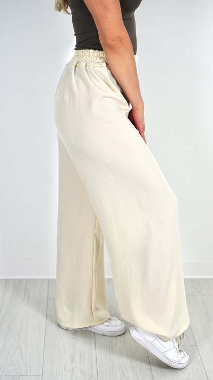 Spodnie Damskie Materiałowe Beżowe MOLIENI V1.3.JPG