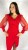 Sukienka Kopertowa z Przezroczystymi Rękawami Czerwona VELIA V3.7.12.jpeg
