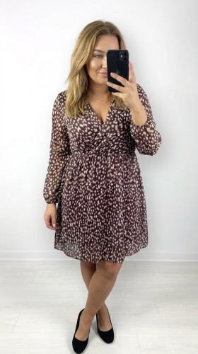 Sukienka Kopertowa Bordowa w Grochy PROSALI V3.1.jpeg