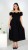 Sukienka Hiszpanka Długa Czarna DEPIO V3.1.JPG