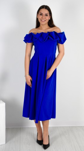 Sukienka Hiszpanka Długa Chabrowa DEPIO V2.1.JPG