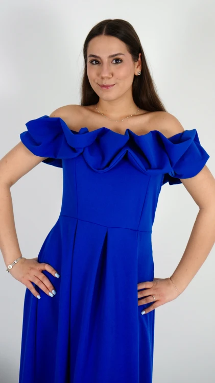 Sukienka Hiszpanka Długa Chabrowa DEPIO V2.3.JPG