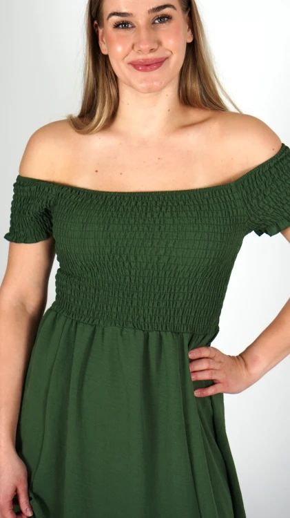 Sukienka Hiszpanka Maxi Khaki KRENIO V1.3.JPG