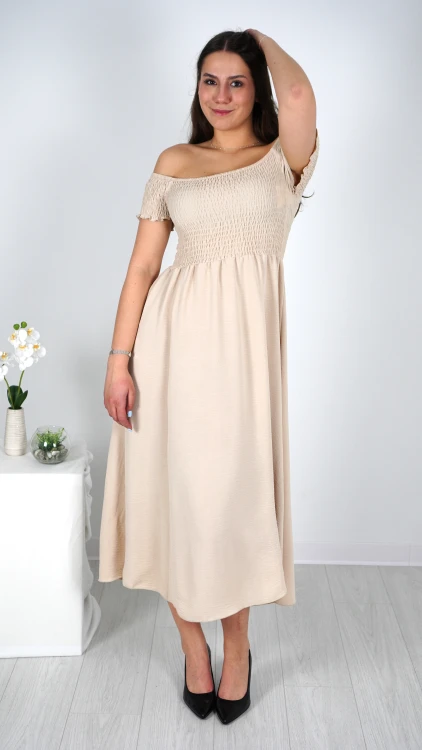 Sukienka Hiszpanka Maxi Beżowa KRENIO V2.2.JPG