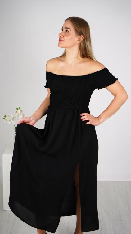 Sukienka Hiszpanka Maxi Czarna KRENIO V3.1.JPG