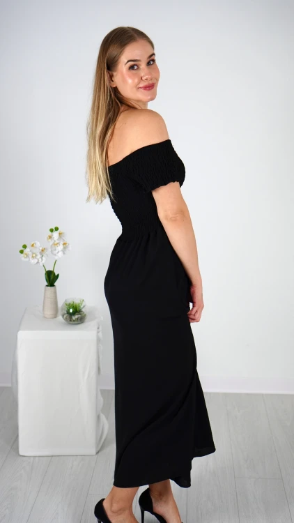 Sukienka Hiszpanka Maxi Czarna KRENIO V3.2.JPG