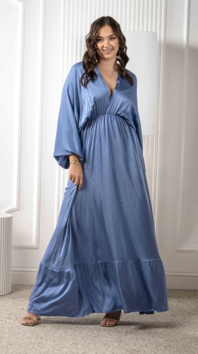 Długa Sukienka Satynowa Niebieska JUDIO V4.1.jpeg