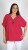 Bluzka Damska Krótki Rękaw Malinowa TREVITA V1.2.JPG