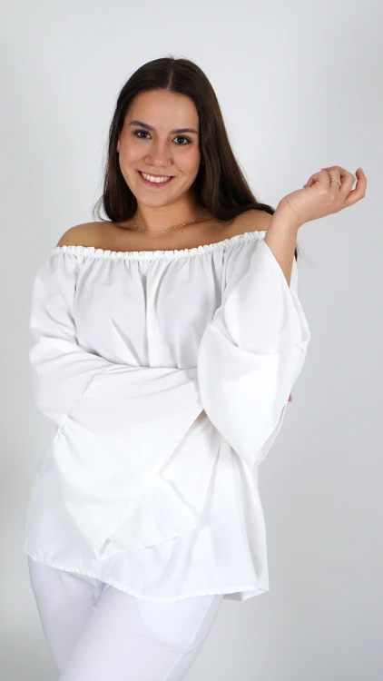 Bluzka Hiszpanka Oversize Biała IGANI V6.4.JPG