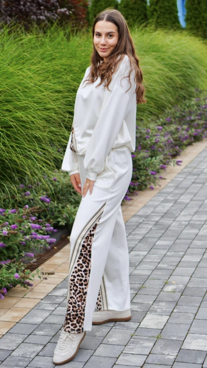 Dres Damski Oversize Biały Panterka PANTEO V1.5.JPG