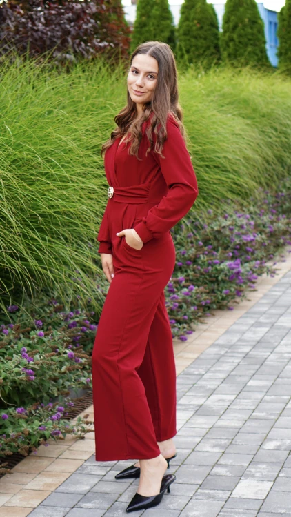 Kombinezon Elegancki Bordowy BAKUMI V2.3.JPG